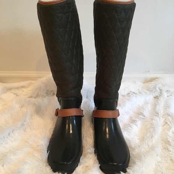 Sperry Shoes - Sperry Hingham Quilted Rain Boot Wellie Rare 10